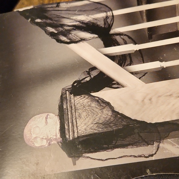 Black Gauze Drape ☆ Halloween Decor ☆ Creepy Scary Black Drape ☆ New in pkg - Picture 2 of 10